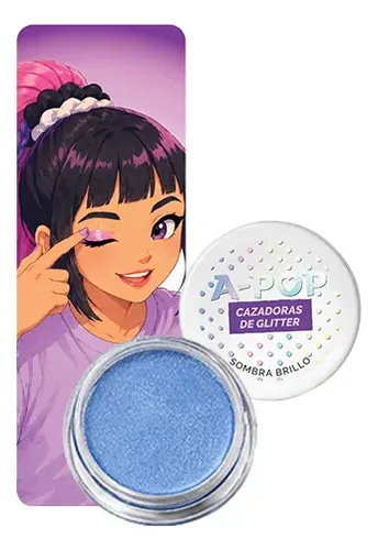 Set A Pop Cazadoras De Glitter Con Sombra, Barra Mkp, Brillo