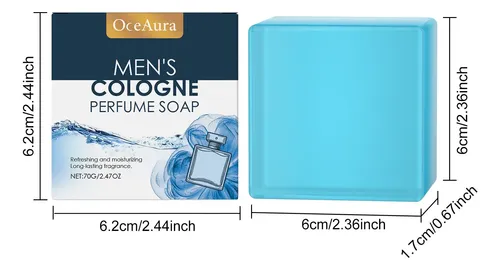 Sabonete Corporal Oceaura Refrescante E Limpeza Suave Para H