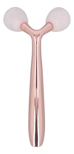Rodillo Gua Sha Jade Verde Liviano Para Facial