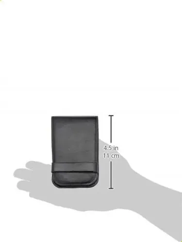 Pinzas Para Cejas 4pz, Set Con Estuche Viaje Negro