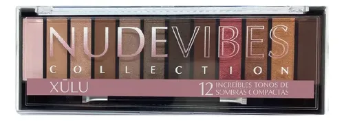 Xúlu Paleta de Sombras Nude Veganas 12 Tonos Hipoalergénicas