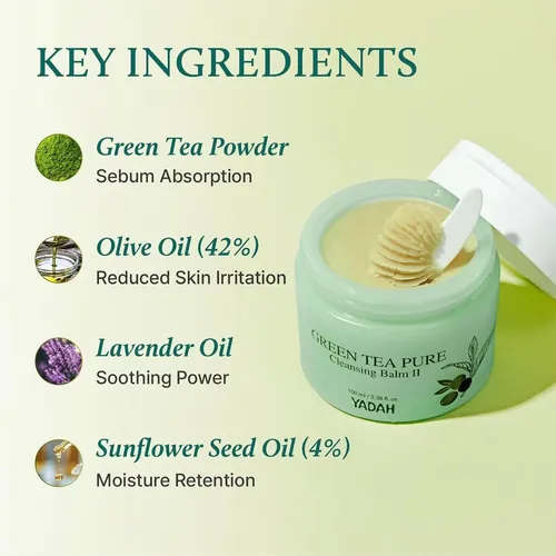 Desmaquillante En Bálsamo Yadah Green Tea Matcha Ii – 100