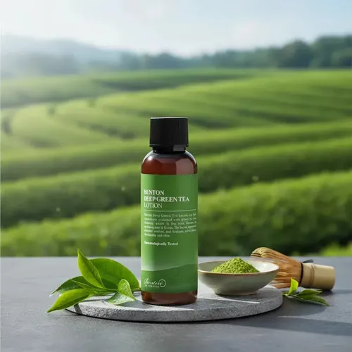 Benton Deep Green Tea Lotion Crema Ligera Coreana Hidratante Todo Tipo De Piel Día/noche