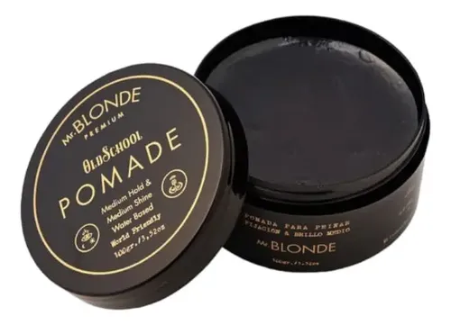 Cera Pomade Para Peinar Mr Blonde Barber 100grs Full