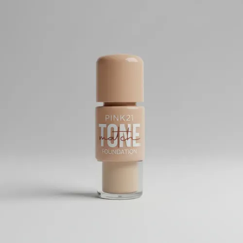 Pink 21 Base Con Aplicador Foundation Cremoso