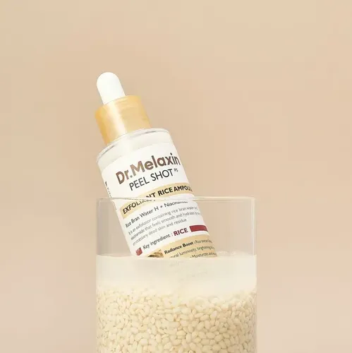 Ampolla Exfoliante Iluminadora Dr.melaxin Arroz Blanco 80ml