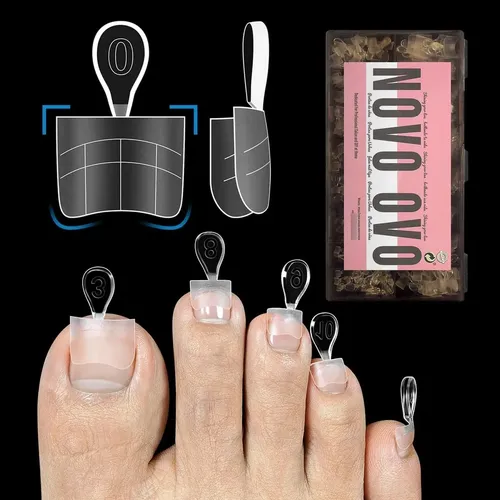Novo Ovo French Tip Dedos Soft Gel 240 U Rosa