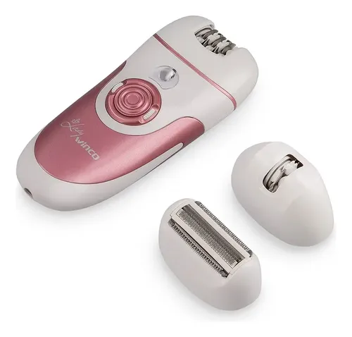 Depiladora Electrica Recargable Winco W-107 Lady Con Accesorios Color Blanco