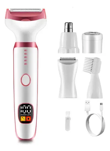 Depiladora Mujer Eléctrica 5 En 1 Facial Cejas Usb Portatil