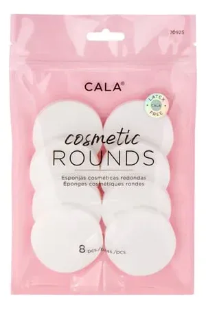 Esponja Cosmética Cala Rounds, Paquete De 8 Piezas
