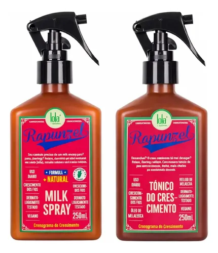 Kit Capilar Lola Cosmetics Rapunzel Tonico + Milk Spray