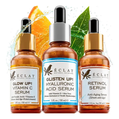 Sérums Faciales Eclat Skincare, Paquete De 3 Unidades De Vit