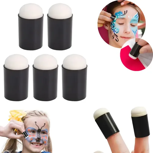 50×almohadilla Dedo Esponja For Sello Maquillaje Artístico .