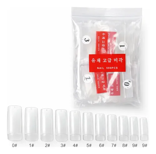 Tips Postizas X500 Transparente