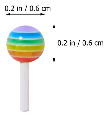 25uds Decoraciones Uñas Resina Dulces Accesorios Nail Art
