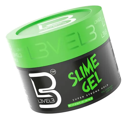 Level 3 Slime Gel Fijador Super Strong Hold Pelo 250ml