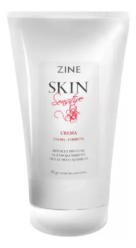 Crema Skin Sensitive Calma Humecta Piel Seca 70ml Zine Momento De Aplicación Día/noche