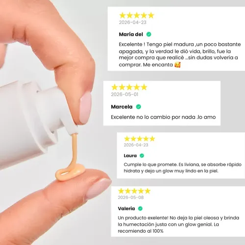 Combo Skincare Crema Facial Glow + Crema Hidratante Facial Con Acido Hialurónico Niacinamida | Kit Día y noche | Liviana | Piel Normal Mixta Grasa Seca | Antiarrugas | Suavizante | Mejora Firmez