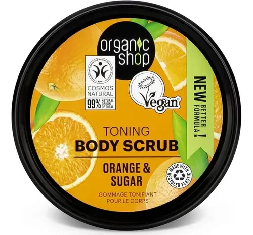 Exfoliante Corporal Natural Organic Shop Naranja 250ml