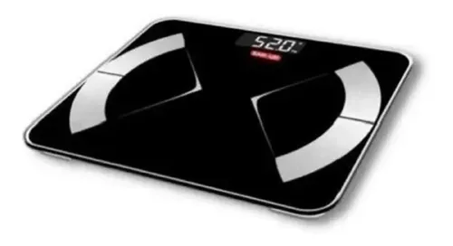 Balanza Digital San-Up Bluetooth 180kg Vidrio Smart Medidor Grasa Negro