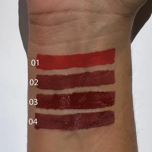 Labial Mate Larga Duracion Dapop Rojos Original Caobamakeup