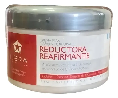 Crema Reductora Reafirmante Libra X 250g Con Cafeina Y Algas