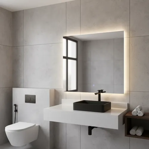 Espejo Luz Led Táctil Para Baño