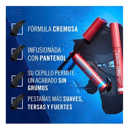 Máscara De Pestañas Waterproof Rimmel London Thrill Seeker