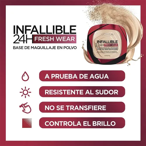 Base en Polvo L’Oréal Paris Infaillible Tono Cashmere