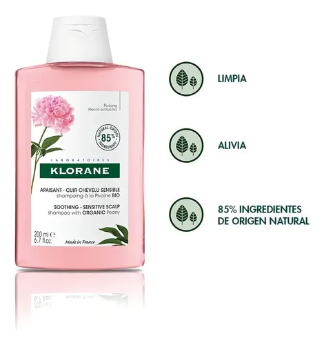 Klorane Shampoo A La Peonia X 200 Ml