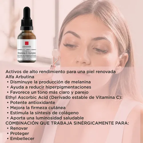 Fórmula Vitamina C Complex Antioxidante 30 Ml Lidherma