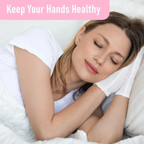 Guantes Algodón Blancos 6 Pares Para Manos Secas Medianos