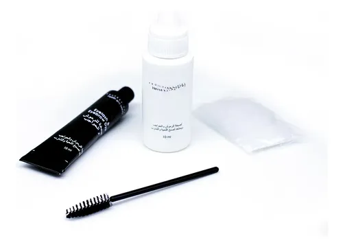 Kit Profesional Semipermanente Para Cejas Y Pestañas Negras