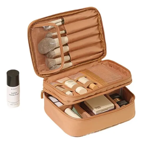 Separador Extraíble De Tela Oxford De Doble Capa Para Maquil Double Brown
