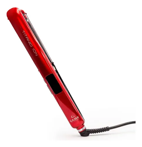 Plancha Alisadora Cp14 Digital Gama Red Titanio Iht 4d Rojo