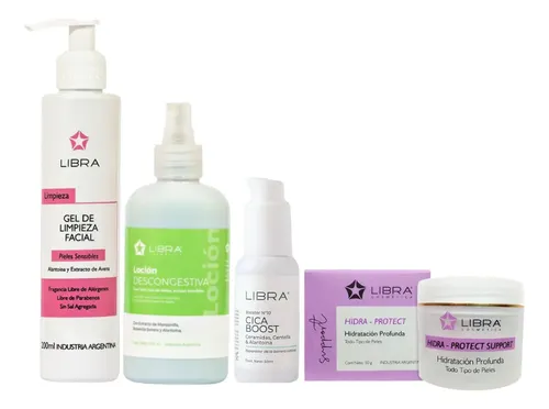 Libra Gel Piel Sensible + Loc Desc + Cica Bost + Hidra P. Ch