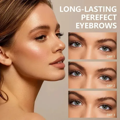 3 Tintes Cejas En Gel Fáciles De Quitar Colores