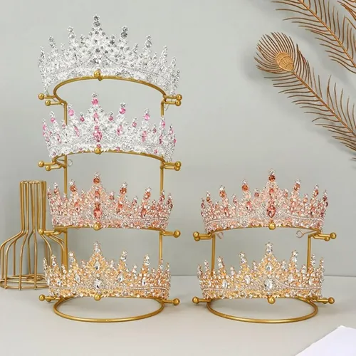 Estante Para Corona De Pelo De Boda, Soporte Para Tiara,