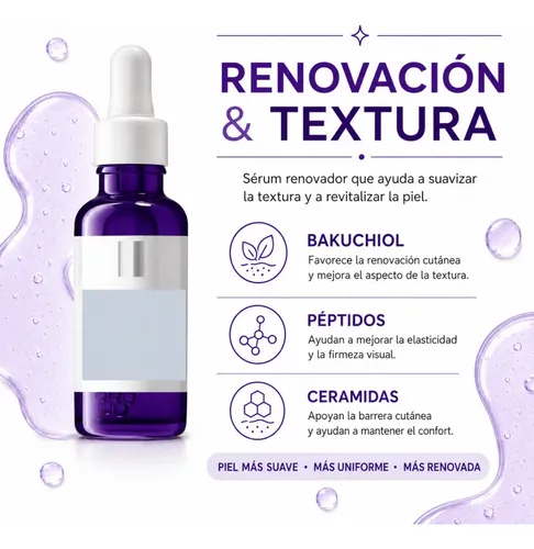 Kit Facial Con Serum Exfoliante, B5 Y B3 Niacinamida