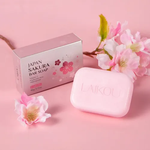 Jabón De Cerezo Laikou 90g – Limpieza Facial Y Corporal