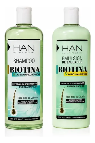 Han Shampoo Y Acondicionador Biotina Hialurónico