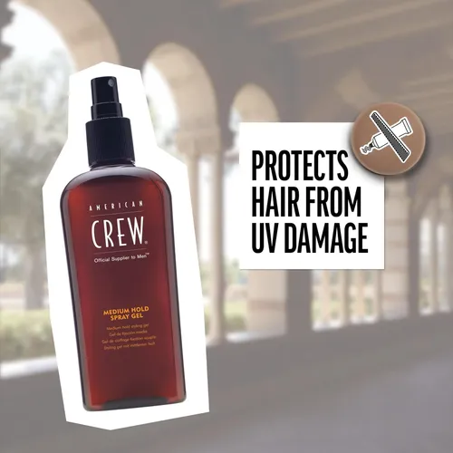 Gel En Aerosol American Crew Medium Hold, Para Peinar El Cab