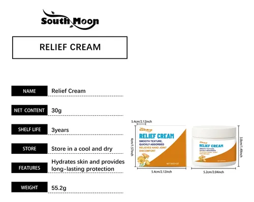 Crema Para El Cuidado De La Muñeca South Moon Para Suavizar