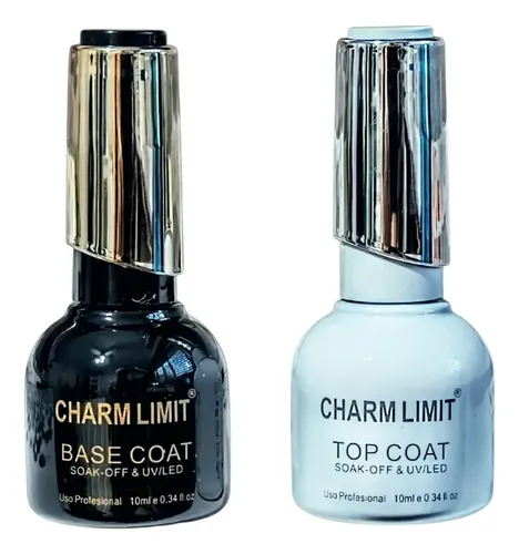 Base Y Top Coat Charm Limit Esmalte Semipermanente Pop 10ml