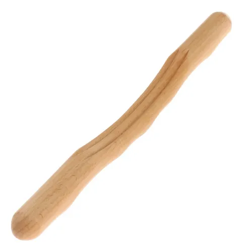 Kit 2 Rasgadores Gua Sha Madera Haya 37cm Espalda