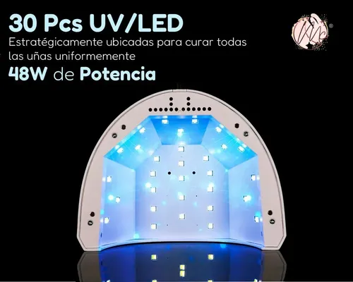 Kit Inicial X16u Cabina Led Uv 48w Gel Uñas Semipermanentes