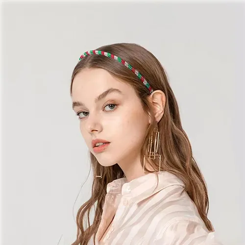 Diadema Con Aro For El Pelo, Fiesta Navideña