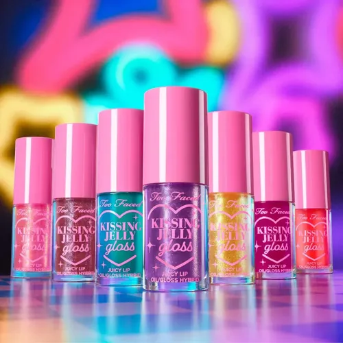 Gloss Lip Oil Kissing Jelly De Too Faced Tono Strawberry Frosting