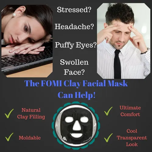 Máscara Facial De Hielo De Arcilla Fría Para Acné Y Ojeras