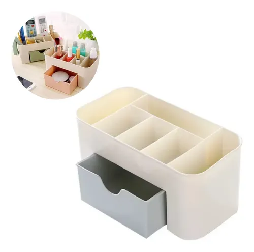 Organizador De Maquillaje Manicura Escritorio Mesa Plástico